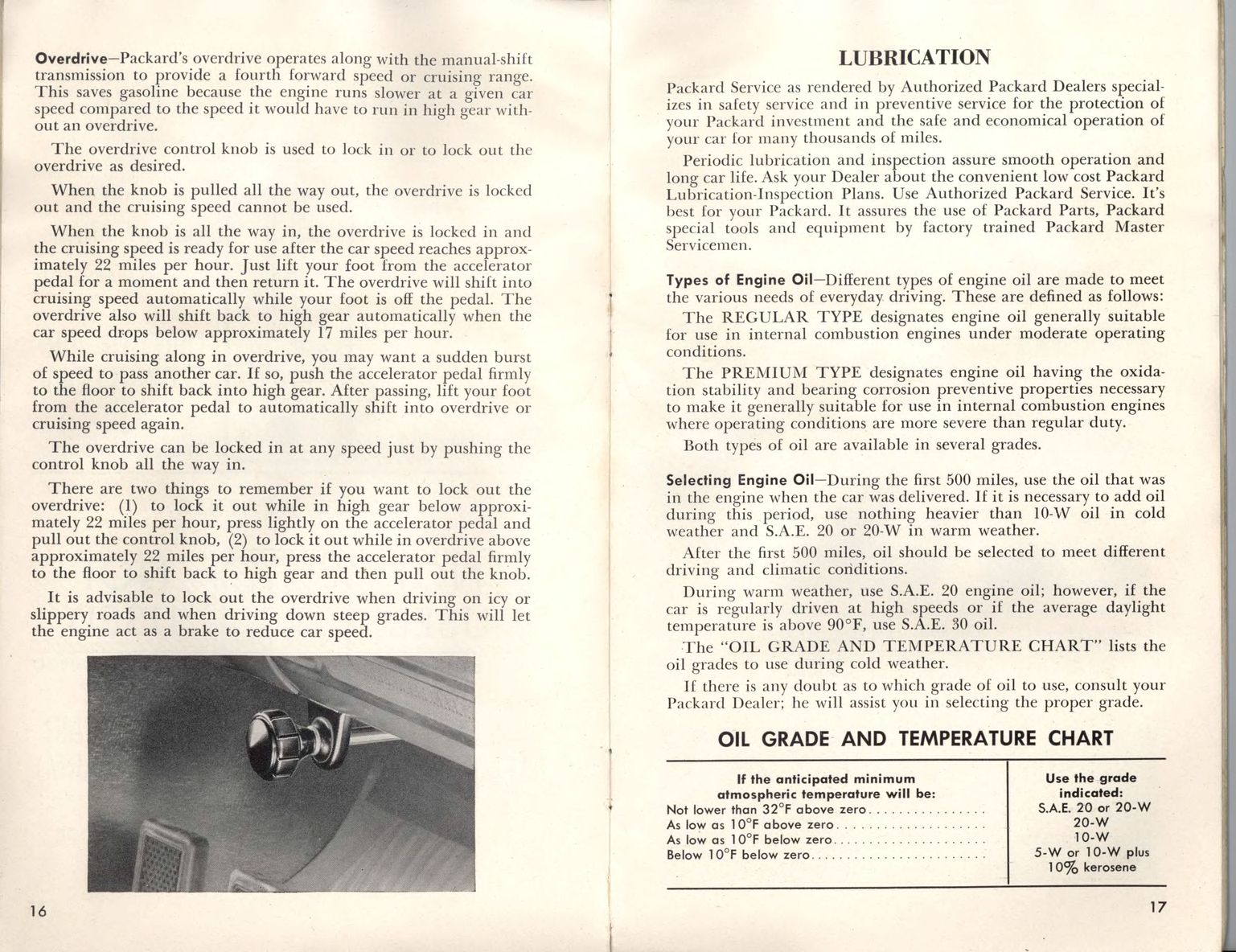1951 Packard Owners Manual Page 13